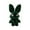 Dark Green, variant on Cute Goth Green Bunny Plush Toys – 19.7 inch Dark Aesthetic Fuzzy Rabbit Stuffed Animals, Perfect for Emo & Alternative Style Lovers, Ideal Gift for Gothic Home Decor