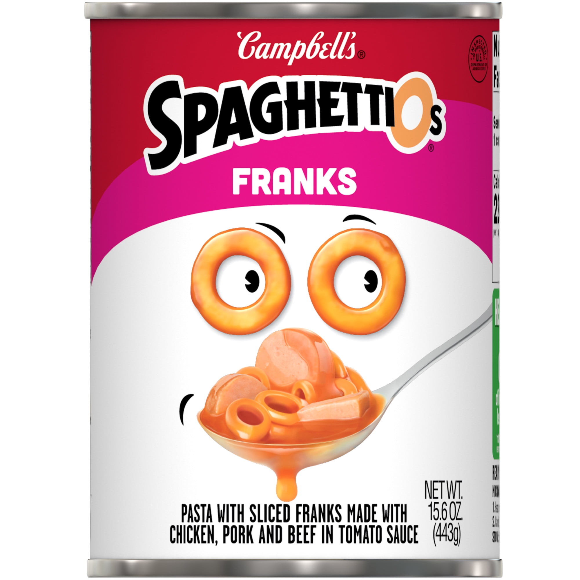 Campbells Spaghettio's W/ Franks