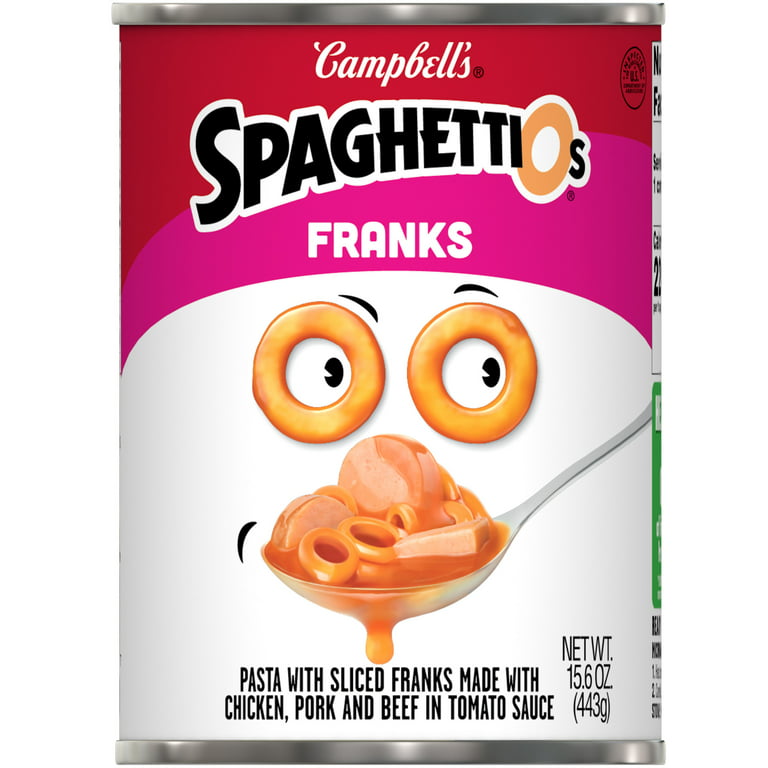 SpaghettiOs Canned Pasta with Franks, 15.6 oz Can 