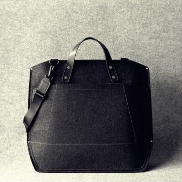 wool laptop bag