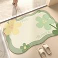 thumbnail image 5 of Bath Mat Washable Rug Diatomite Floor Mat 15.74x23.62 in Household Bathroom Absorbent Door Mat Bathroom Diatomite Foot Mat Non Slip Floor Mat Absorbent Drying Mat for Floor,Tub & Shower, 5 of 7