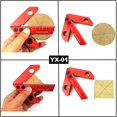 thumbnail image 3 of Woodworking Measuring Tool, Line Gauge Center, 45/90 Degree Right Angle Line Gauge Carpenter Ruler, 3 of 5