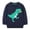 Green, variant on Toddler Boys Dinosaur Sweatshirts Cotton Long Sleeve Crewneck Pullover Toddler Winter Warm Shirt Sweater Tops (Yellow, 5-6 Years)