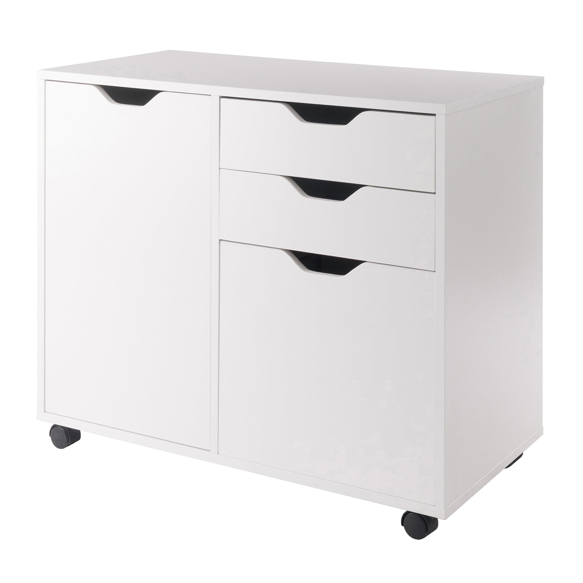 Union & Scale 3-Drawer Vertical File Cabinet Mobile/Pedestal Letter/Legal 21 IN 718103352048 
