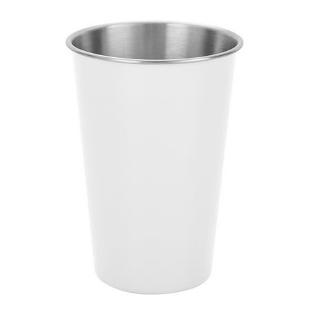 

UDIYO Water Cup 350/500ML Water Cup Shatterproof Unbreakable Stainless Steel Long Service Life Beer Cup for Bar