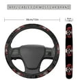 thumbnail image 3 of Renewold Skull Rose Universal Steering Wheel Cover, Soft Breathable 15 Inch Car Steering Wheel Cover Halloween Auto Accessories Fit for Most Vehicles, 3 of 6