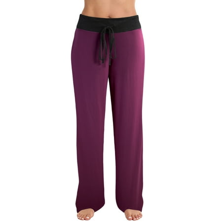 

Doublju Women s High Waist Casual Drawstring Wide Leg Pajama Pants
