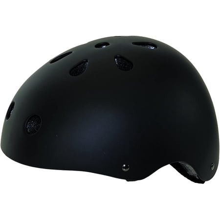 Ventura Freestyle Cycling/BMX/Skate Helmet L ( cm) (Adult) Matte Black