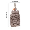 thumbnail image 2 of Iumwxz Hanging Towel with Loop, Super Absorbent Fast Drying Soft Fabric Hand Towel for Kitchen Bathroom Laundry Room RV, Space Saving Design, 2 of 8