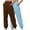Brown, variant on BXINGOHAI 2 Pack Women's Fleece Joggers Sweatpants Lounge High Waist Track Pants Outdoor Running Workout Sweatpant With Pockets Drawstring Today Sales Gray,XXL