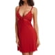 thumbnail image 3 of Lencería Sexy Gibobby Ropa de dormir Chemise Satin Slip Silk Negligee Nightie para mujer Rojo M, 3 of 5
