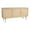 Natural, variant on Pemberly Row Three-Door Solid Wood with Natural Cane Sideboard in Black