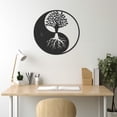 thumbnail image 5 of LaModaHome Exclusive Peace Family Tree Metal Wall Art – Durable & Artistic Metal Wall Art for Home and Office Decor, Perfect for Any Interior Design Aesthetic, 5 of 5