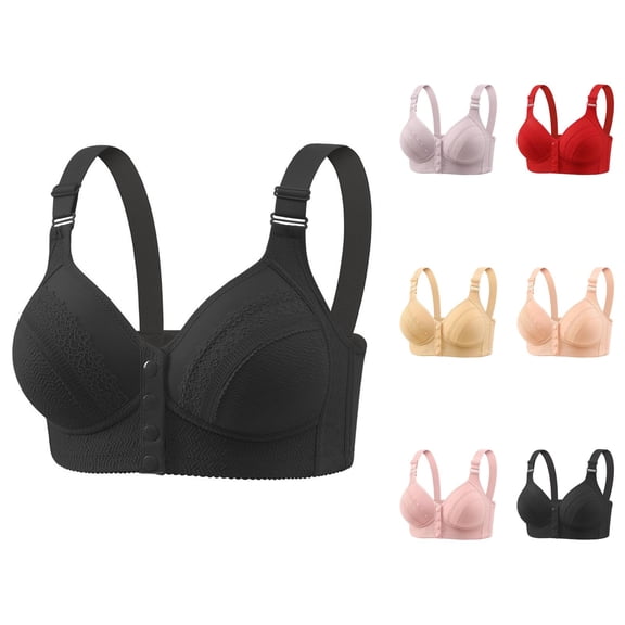 Minimizer Bras for Women Plus Size Wireless Side Support Thin Cup Full Coverage Bralettes Everyday Bra