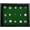 Black/Green, variant on Golf Ball Marker Shadowbox Display | Holds Flat or Pegged Ball Markers | Five Color Options | Acrylic Cover | Made in USA | Measures approximately 11" W x 9" H