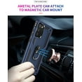 thumbnail image 3 of for Samsung A02s Case, Galaxy A02s Case with HD Screen Protector, Military-Grade Ring Kickstand Holder Car Mount 15ft Drop Tested Shockproof Cover Phone Case for Galaxy A02s, Blue, 3 of 7