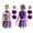 A Purple, variant on iixpin Cheer Leader Costume for Girls Sports Dress Outfit 6-16 Years Cheerleading Uniform Performance Dancewear A Purple 10