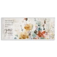 thumbnail image 5 of Stupell Industries Secret To Knowing All Motivational Phrase Abstract Flowers, 30 x 13, Design by Carol Robinson, 5 of 5