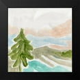 thumbnail image 2 of Vess, June Erica 12x12 Black Modern Framed Museum Art Print Titled - Landscape Cameo III, 2 of 5
