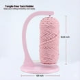 thumbnail image 5 of Yarn Holder Spinner Magnetic  for Crocheting and Knitting – Durable Molded Plastic Yarn Organizer for Crochet Supplies and Yarn Storage, Smooth Rotation Base –Pastel Pink, 5 of 11