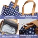 thumbnail image 5 of Bolsa de almuerzo para mujer, con aislamiento para el trabajo, a prueba de fugas y resistente a las manchas, con recipientes y vaso a juego, con cierre de cierre, bolsa de almuerzo color a Fit & Fresh NA, 5 of 6