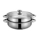 thumbnail image 1 of Olla a presión determinada del vapor del acero inoxidable que cocina la olla a presión determinada con la manija del metal, 1 of 6