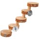 thumbnail image 4 of Brown Wooden Ladder Toy for Small Pets Perfect for Hamster Climbing and Cage Play 7.8 inches, 4 of 4