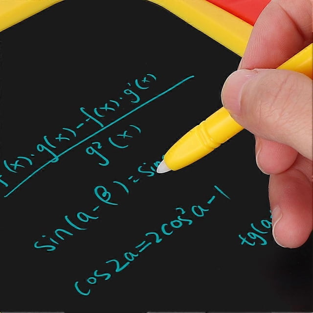 LCD Writing Tablet Cartoon Chicken Pattern Monochrome Handwriting Graffiti Kid Drawing Board