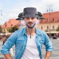 thumbnail image 2 of YOTQUSKI Wide Brim Solar Fan Hat, Fishing Hat with 2 Solar Fan, Fan Hat with Rechargeable Battery, Cooling Outdoor Sun Hats, Breathable Fishing & Beach Hat for Men Women Hat with Fan Built in, 2 of 4