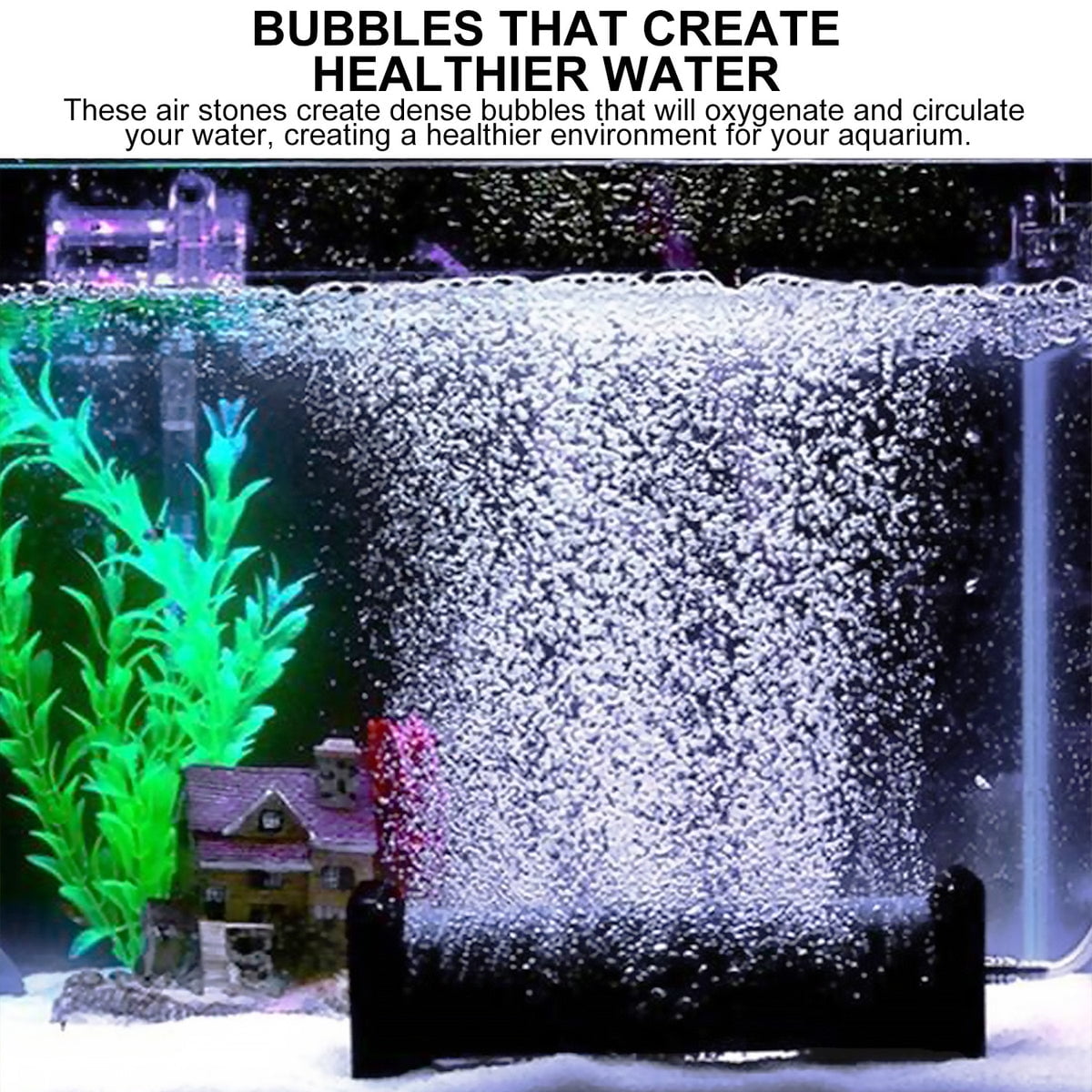 Aqua Dream Air Stone 19.7 Inch Column Diffuser for Fish Tank Aquarium Air Pump