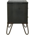 thumbnail image 4 of eHemco Antique Style 4-Drawer Storage End Table Side Table with Metal Hairpin Legs, Antique Black, 4 of 8