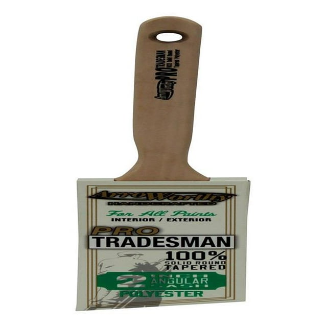 Arroworthy 1807130 Pro Tradesman 2 in. Angle Polyester Blend Paint Brush