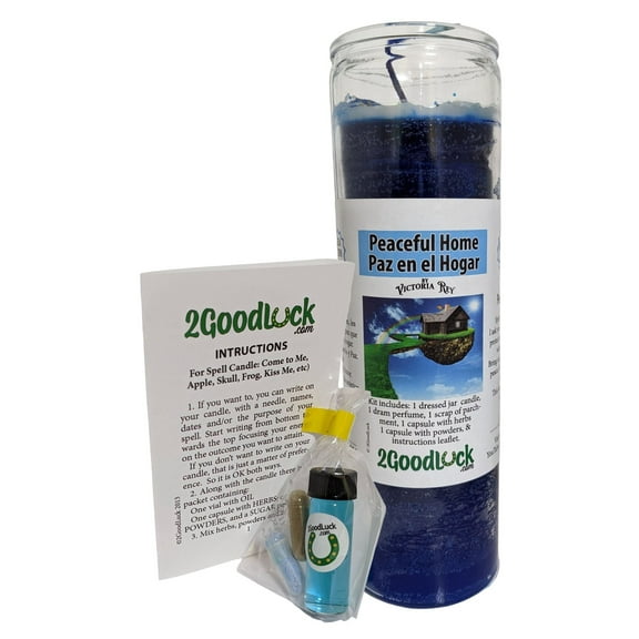 Peaceful Home Dressed Candle Kit - Paz En El Hogar