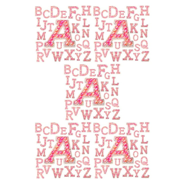 heritaly Sewing Letter Patches Alphabet Patch Crafting Supplies Sewing Accessories Kit Type 1 5Set