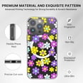 thumbnail image 5 of MyBat Pro Mood Series MagSafe Case for Apple iPhone 14 Pro (6.1) - Multi Color Daisy Stylish Glitter Shockproof Protective Cover for Women Girls Cute Phone Case, 5 of 6