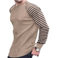 thumbnail image 2 of Suéter de cuello redondo para hombre Jersey ajustado Top de punto Jersey de fiesta Prendas de punto de manga larga, 2 of 4