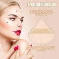 thumbnail image 2 of 6 Pieces Powder Puff Face Soft Triangle for Loose and Body Powder, Velour Makeup and Foundation Blending Sponges Set Beauty Blender Tools(Black), 2 of 6