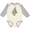 thumbnail image 3 of Inktastic Christmas Tree Boys or Girls Long Sleeve Baby Bodysuit, 3 of 5
