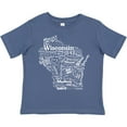 thumbnail image 3 of Inktastic Wisconsin State Word Salad Boys or Girls Toddler T-Shirt, 3 of 5