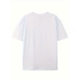 thumbnail image 2 of Simple and stylish F-letter printed men's round neck short sleeved T-shirt, comfortable and breathable casual sports top suitable for spring and summer vacation leisure, 2 of 5