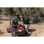 Coleman Powersports GK100 98cc One Seater Gas Powered Go-Kart, for Ages 13 and Up, Red