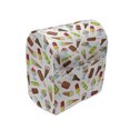 thumbnail image 1 of Ice Cream Stand Mixer Cover, Frozen Desserts in Wafer Cone Glazed Eskimo with Whipped Cream Chocolate Sundae, Kitchen Appliance Organizer Bag Cover with Pockets, 5 Quarts, Multicolor, by Ambesonne, 1 of 4