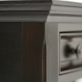 thumbnail image 5 of Simpli Home Amherst Solid Wood Transitional 54 inch Wide Desk with 30 inch Wide Bookcase in Hickory Brown (Set of 2), 5 of 12