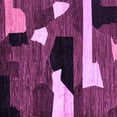 thumbnail image 1 of Ahgly Company Indoor Square Oriental Purple Modern Area Rugs, 5' Square, 1 of 4