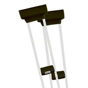 Crutcheze Original Underarm Crutch Pads & Hand Grip Covers – Premium, Sweat-Resistant, Washable Comfort Set – Fits Adult & Youth Crutches – Black
