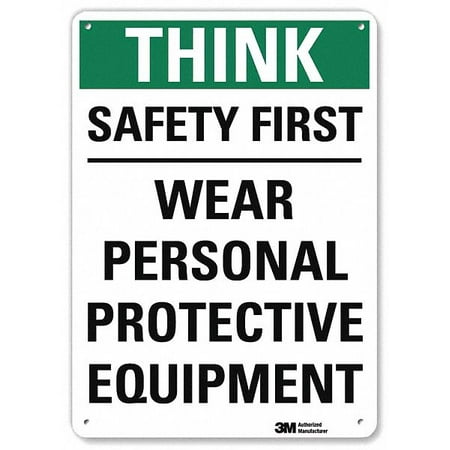 

Lyle Safety Sign 10 inx7 in Aluminum U7-1331-RA_7X10