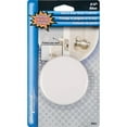 thumbnail image 2 of Shepherd Hardware Wall Protector Round 3.25 in Plastic Self Adhesive White, 12-Pack, 2 of 7
