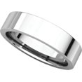 thumbnail image 5 of Platinum 5mm Flat Comfort Fit Band - Size 10.5, 5 of 9