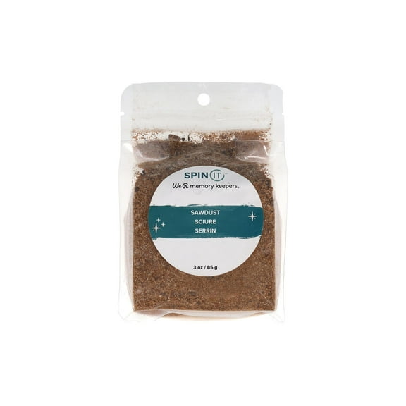 We R Memory Keepers Spin It Fine Glitter 10oz-Sawdust
