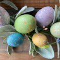 thumbnail image 4 of Nueva corona de huevos de Pascua - Decoración de bricolaje para puerta delantera en multicolor para el hogar y fiestas, 15.74 "de diámetro, 4 of 5